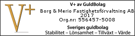 Värdecertifikat-Vplus-Borg & Merio Fastighetsförvaltning AB