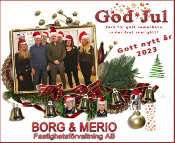 God Jul från Borg & Merio!